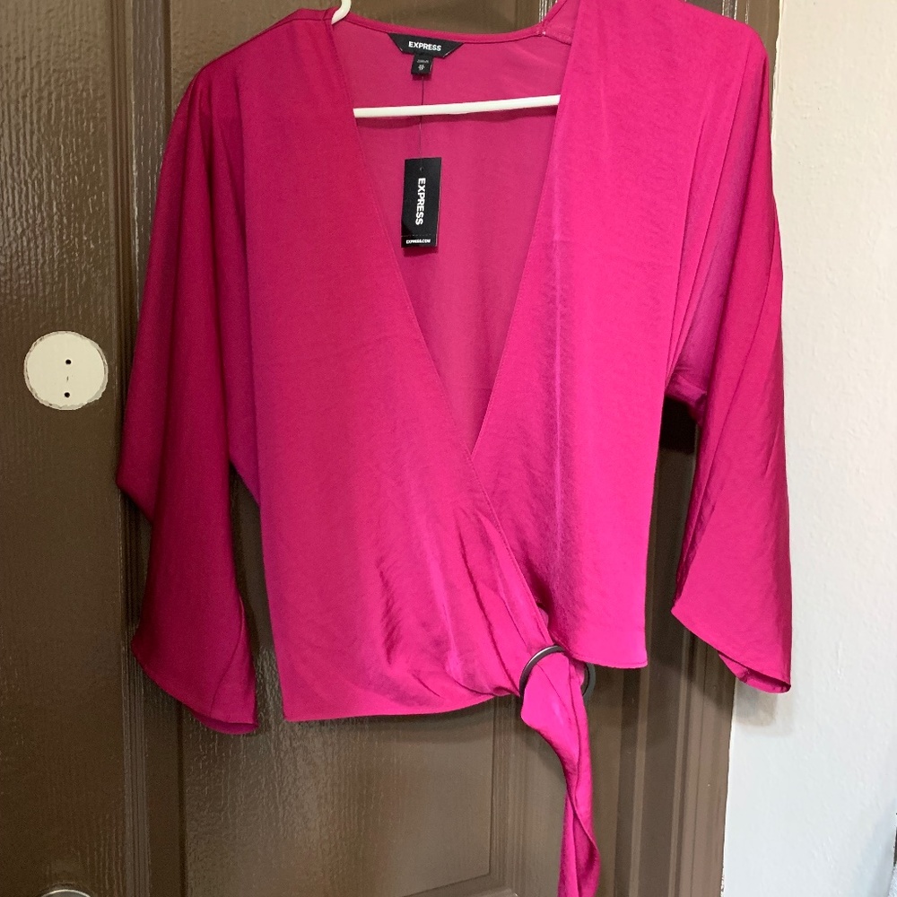 Wrap blouse- Express